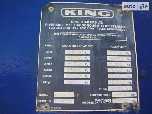 Синий Кинг ГТЛ, объемом двигателя 0 л и пробегом 9 тыс. км за 40000 $, фото 31 на Automoto.ua