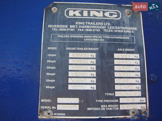 Синий Кинг ГТЛ, объемом двигателя 0 л и пробегом 9 тыс. км за 42002 $, фото 18 на Automoto.ua