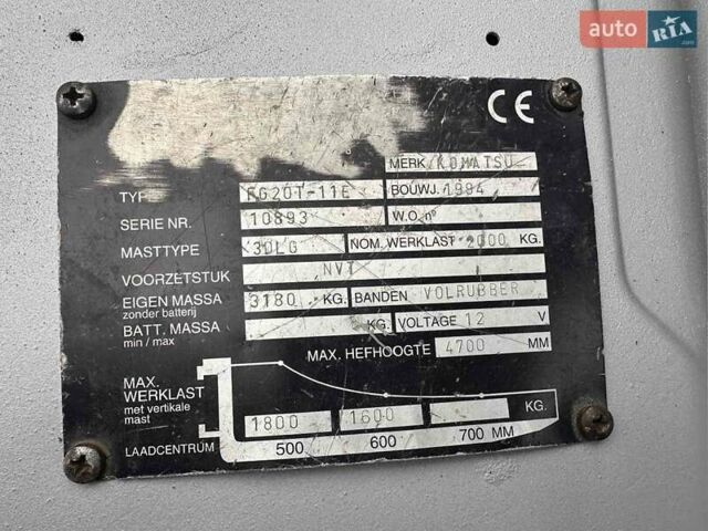 Коматсу ФГ 1994 у Великой Багачке на Automoto.ua Коматсу ФГ, об'ємом двигуна 0 л та пробігом 1 тис. км за 5800 $, фото 7 на Automoto.ua