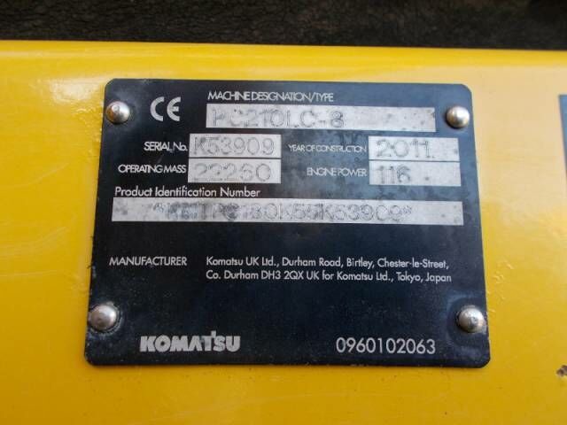 Коматсу PC210LC-8, об'ємом двигуна 0 л та пробігом 0 тис. км за 63164 $, фото 5 на Automoto.ua