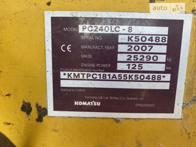 Коматсу PC 240NLC-8, объемом двигателя 0 л и пробегом 2 тыс. км за 28000 $, фото 3 на Automoto.ua