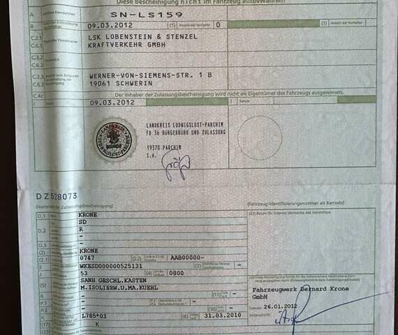 Белый Кроне СД, объемом двигателя 0 л и пробегом 1 тыс. км за 18600 $, фото 12 на Automoto.ua