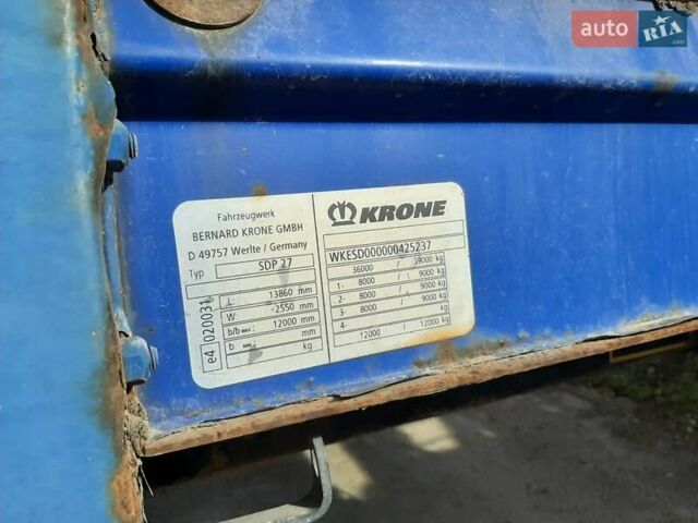 Кроне SDP 27, об'ємом двигуна 0 л та пробігом 0 тис. км за 4800 $, фото 11 на Automoto.ua