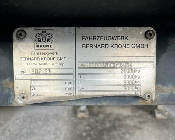 Синій Кроне SDP 27, об'ємом двигуна 0 л та пробігом 150 тис. км за 3000 $, фото 9 на Automoto.ua