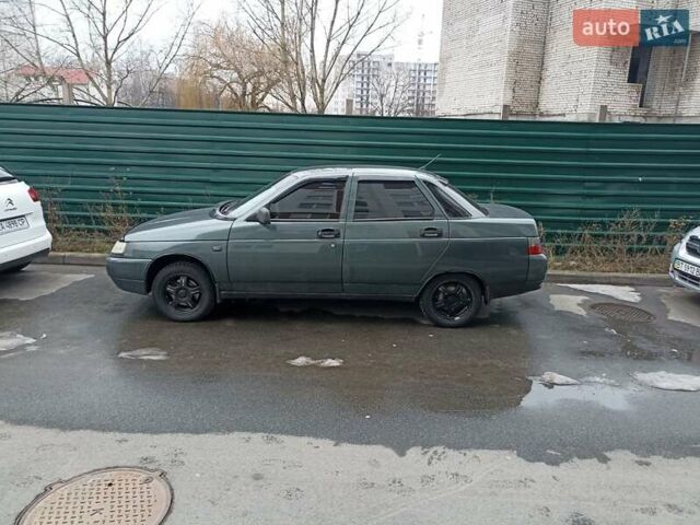 Зеленый Лада 2110, объемом двигателя 1.6 л и пробегом 150 тыс. км за 3750 $, фото 1 на Automoto.ua