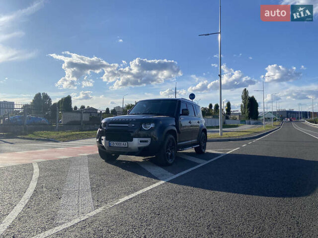 Черный Ленд Ровер Дефендер, объемом двигателя 2 л и пробегом 112 тыс. км за 56000 $, фото 1 на Automoto.ua