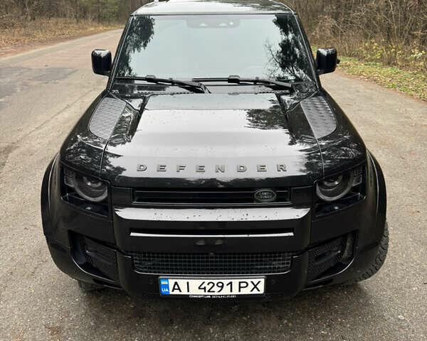 Черный Ленд Ровер Дефендер, объемом двигателя 3 л и пробегом 100 тыс. км за 65000 $, фото 1 на Automoto.ua