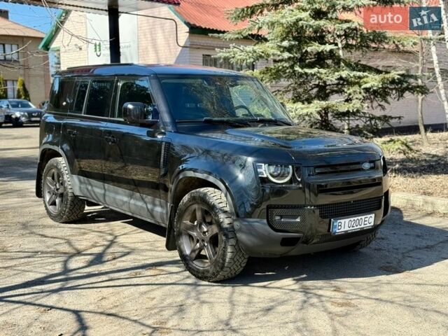 Черный Ленд Ровер Дефендер, объемом двигателя 3 л и пробегом 170 тыс. км за 59999 $, фото 1 на Automoto.ua
