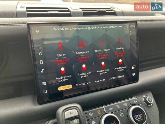 Чорний Ленд Ровер Дефендер, об'ємом двигуна 3 л та пробігом 105 тис. км за 73900 $, фото 15 на Automoto.ua