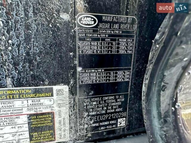 Чорний Ленд Ровер Дефендер, об'ємом двигуна 3 л та пробігом 112 тис. км за 31900 $, фото 9 на Automoto.ua