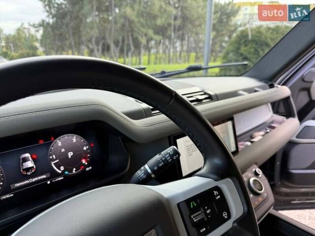 Черный Ленд Ровер Дефендер, объемом двигателя 3 л и пробегом 70 тыс. км за 75000 $, фото 12 на Automoto.ua