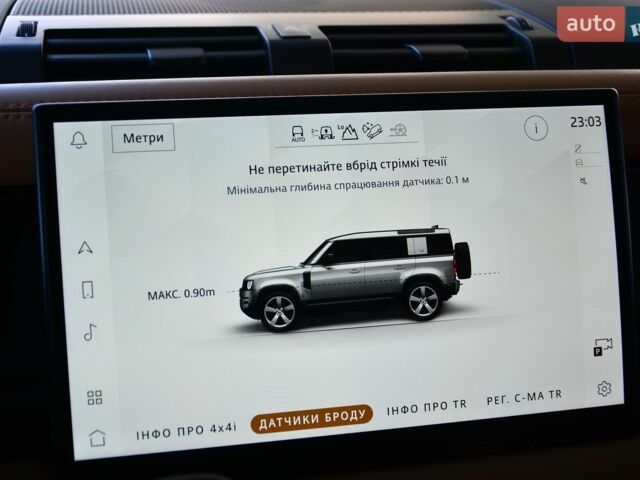 Чорний Ленд Ровер Дефендер, об'ємом двигуна 5 л та пробігом 101 тис. км за 122999 $, фото 45 на Automoto.ua