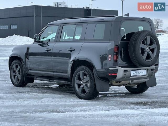 Серый Ленд Ровер Дефендер, объемом двигателя 3 л и пробегом 10 тыс. км за 115000 $, фото 4 на Automoto.ua