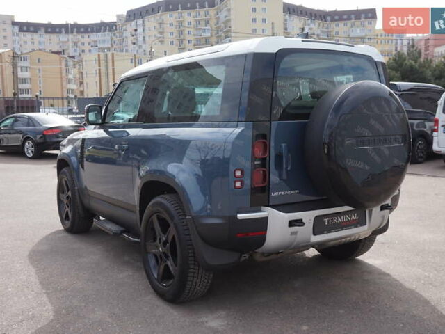 Синий Ленд Ровер Дефендер, объемом двигателя 3 л и пробегом 27 тыс. км за 74900 $, фото 7 на Automoto.ua