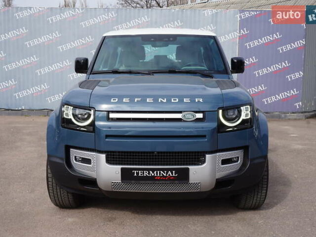 Синий Ленд Ровер Дефендер, объемом двигателя 3 л и пробегом 27 тыс. км за 74900 $, фото 2 на Automoto.ua