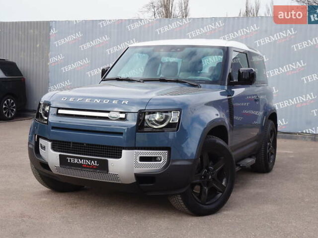 Синий Ленд Ровер Дефендер, объемом двигателя 3 л и пробегом 27 тыс. км за 74900 $, фото 57 на Automoto.ua