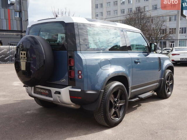 Синий Ленд Ровер Дефендер, объемом двигателя 3 л и пробегом 27 тыс. км за 74900 $, фото 5 на Automoto.ua