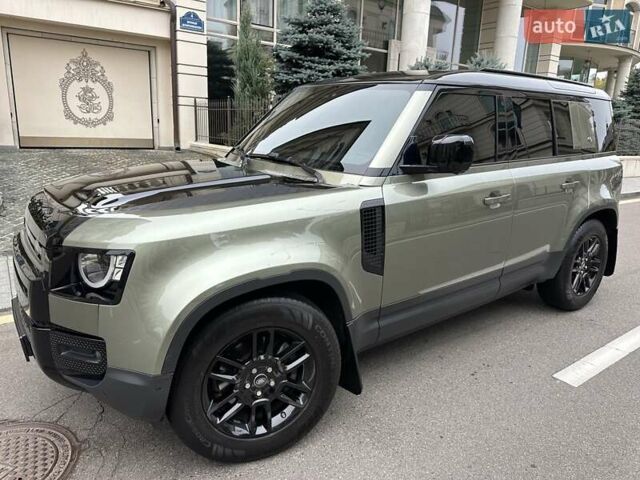 Зеленый Ленд Ровер Дефендер, объемом двигателя 2 л и пробегом 77 тыс. км за 52000 $, фото 1 на Automoto.ua