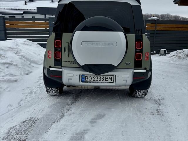 Зеленый Ленд Ровер Дефендер, объемом двигателя 2 л и пробегом 164 тыс. км за 53000 $, фото 5 на Automoto.ua