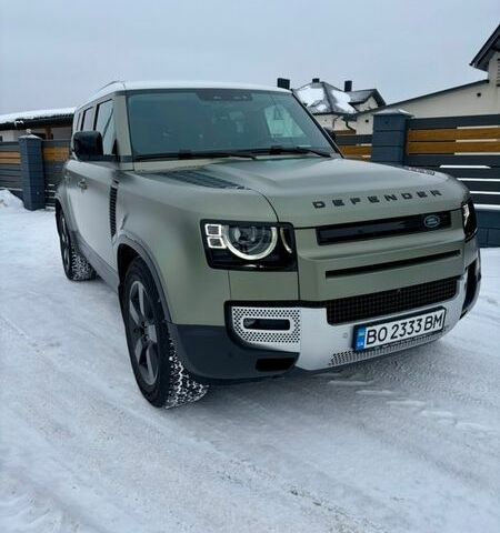 Зеленый Ленд Ровер Дефендер, объемом двигателя 2 л и пробегом 164 тыс. км за 49900 $, фото 1 на Automoto.ua