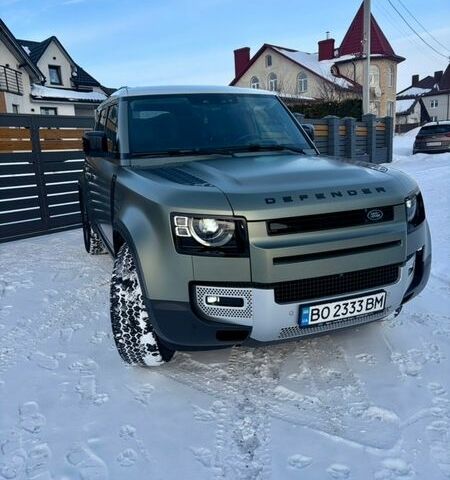 Зеленый Ленд Ровер Дефендер, объемом двигателя 2 л и пробегом 164 тыс. км за 49900 $, фото 2 на Automoto.ua