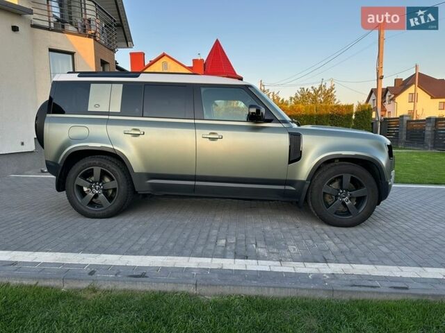Зелений Ленд Ровер Дефендер, об'ємом двигуна 2 л та пробігом 164 тис. км за 47000 $, фото 4 на Automoto.ua