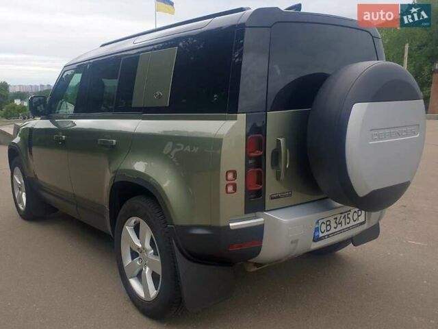 Зелений Ленд Ровер Дефендер, об'ємом двигуна 2 л та пробігом 126 тис. км за 48000 $, фото 22 на Automoto.ua