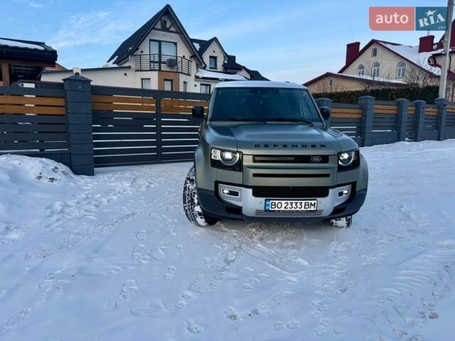 Зеленый Ленд Ровер Дефендер, объемом двигателя 2 л и пробегом 164 тыс. км за 49900 $, фото 3 на Automoto.ua