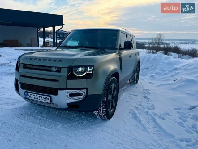 Зеленый Ленд Ровер Дефендер, объемом двигателя 2 л и пробегом 164 тыс. км за 49900 $, фото 4 на Automoto.ua