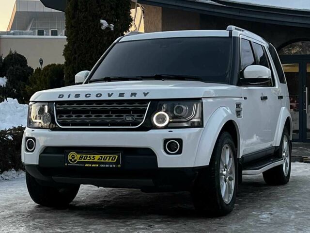 Белый Ленд Ровер Дискавери, объемом двигателя 3 л и пробегом 170 тыс. км за 21900 $, фото 2 на Automoto.ua