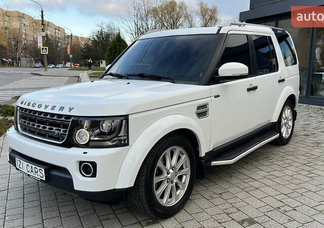 Белый Ленд Ровер Дискавери, объемом двигателя 2.99 л и пробегом 170 тыс. км за 24000 $, фото 2 на Automoto.ua