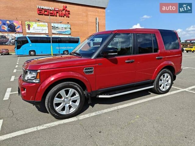 Красный Ленд Ровер Дискавери, объемом двигателя 3 л и пробегом 200 тыс. км за 16700 $, фото 1 на Automoto.ua