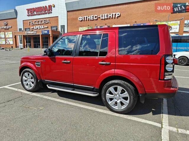 Красный Ленд Ровер Дискавери, объемом двигателя 3 л и пробегом 200 тыс. км за 16700 $, фото 3 на Automoto.ua