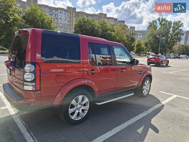 Красный Ленд Ровер Дискавери, объемом двигателя 3 л и пробегом 200 тыс. км за 16700 $, фото 6 на Automoto.ua
