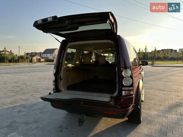 Красный Ленд Ровер Дискавери, объемом двигателя 3 л и пробегом 121 тыс. км за 22950 $, фото 4 на Automoto.ua