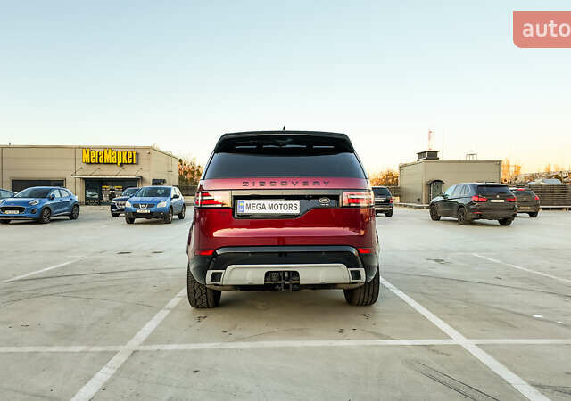 Красный Ленд Ровер Дискавери, объемом двигателя 3 л и пробегом 128 тыс. км за 29490 $, фото 4 на Automoto.ua