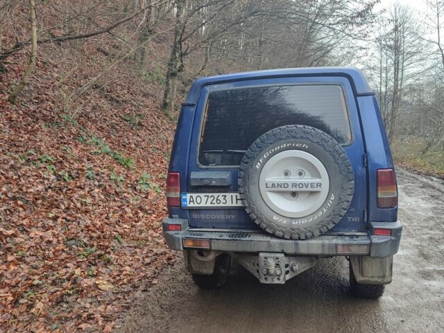 Синий Ленд Ровер Дискавери, объемом двигателя 2.5 л и пробегом 307 тыс. км за 7300 $, фото 2 на Automoto.ua