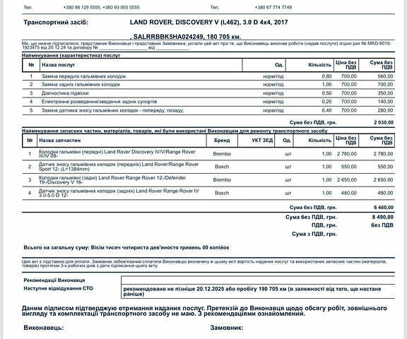 Синий Ленд Ровер Дискавери, объемом двигателя 2.99 л и пробегом 201 тыс. км за 16900 $, фото 35 на Automoto.ua