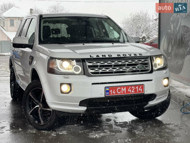 Белый Ленд Ровер Фрилендер, объемом двигателя 2.2 л и пробегом 207 тыс. км за 13950 $, фото 1 на Automoto.ua