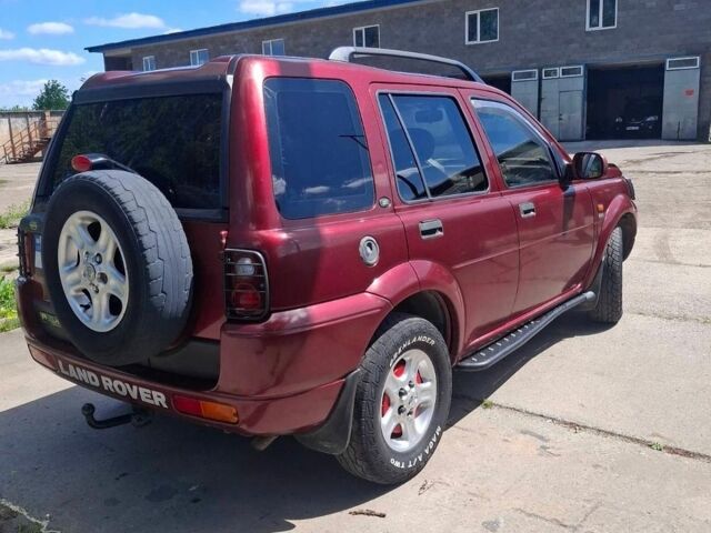 Червоний Ленд Ровер Freelander, об'ємом двигуна 1.8 л та пробігом 200 тис. км за 4500 $, фото 4 на Automoto.ua