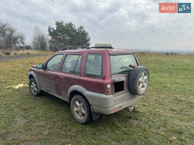 Червоний Ленд Ровер Freelander, об'ємом двигуна 2 л та пробігом 165 тис. км за 3800 $, фото 5 на Automoto.ua