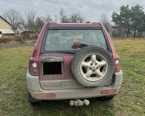 Червоний Ленд Ровер Freelander, об'ємом двигуна 2 л та пробігом 165 тис. км за 3800 $, фото 4 на Automoto.ua
