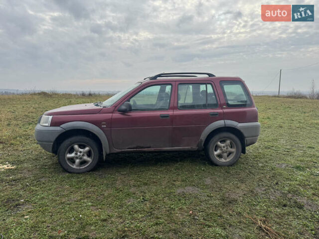 Червоний Ленд Ровер Freelander, об'ємом двигуна 2 л та пробігом 165 тис. км за 3800 $, фото 1 на Automoto.ua