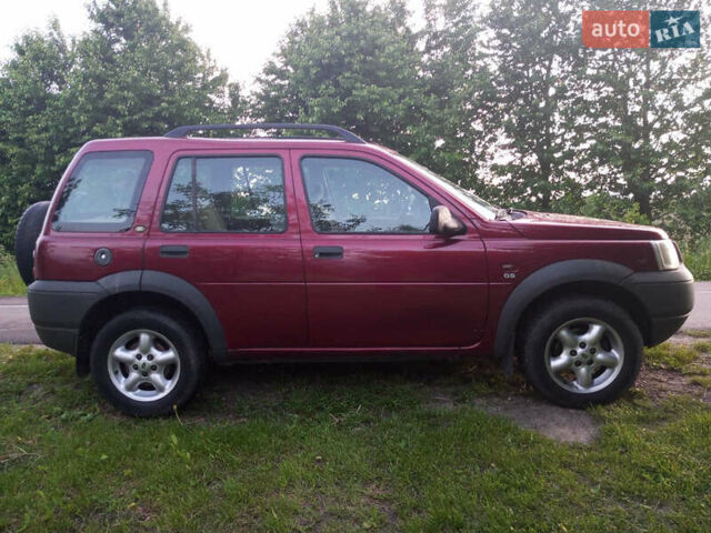 Червоний Ленд Ровер Freelander, об'ємом двигуна 2 л та пробігом 160 тис. км за 3800 $, фото 2 на Automoto.ua