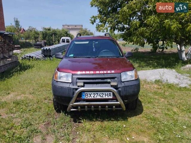 Червоний Ленд Ровер Freelander, об'ємом двигуна 1.95 л та пробігом 250 тис. км за 5200 $, фото 1 на Automoto.ua