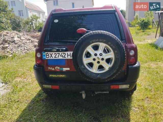 Червоний Ленд Ровер Freelander, об'ємом двигуна 1.95 л та пробігом 250 тис. км за 5200 $, фото 3 на Automoto.ua