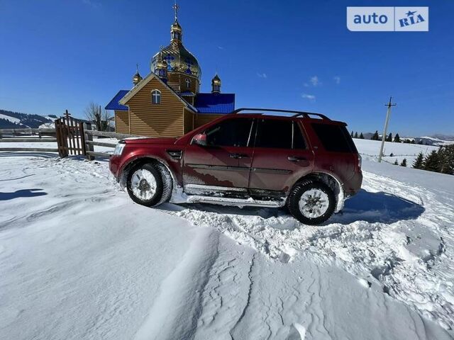 Червоний Ленд Ровер Freelander, об'ємом двигуна 2.2 л та пробігом 203 тис. км за 12450 $, фото 1 на Automoto.ua