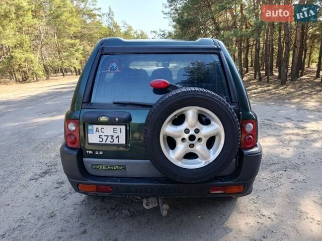 Зелений Ленд Ровер Freelander, об'ємом двигуна 1.99 л та пробігом 300 тис. км за 3800 $, фото 3 на Automoto.ua
