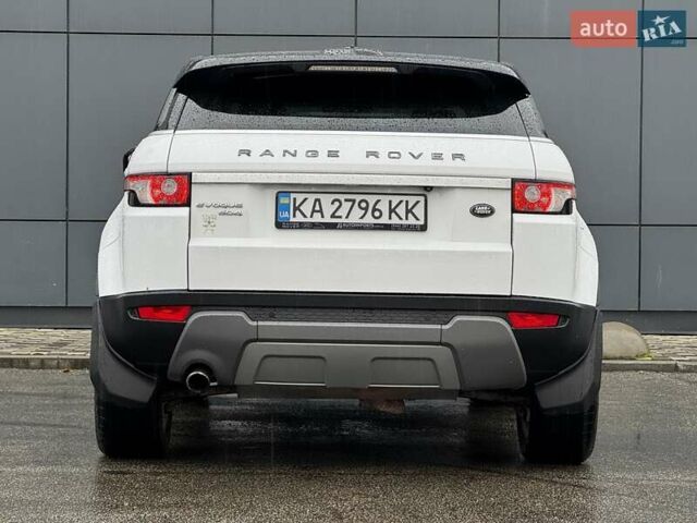 Ленд Ровер Рендж Ровер Эвок 2012 в Киеве на Automoto.ua Белый Ленд Ровер Рендж Ровер Эвок, объемом двигателя 2.18 л и пробегом 127 тыс. км за 19900 $, фото 8 на Automoto.ua