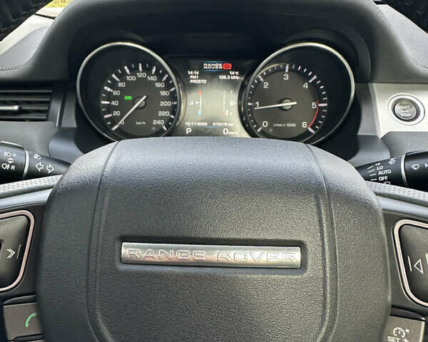 Білий Ленд Ровер Рендж Ровер Евок, об'ємом двигуна 2.18 л та пробігом 72 тис. км за 18500 $, фото 21 на Automoto.ua